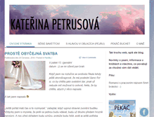 Tablet Screenshot of katerinapetrusova.cz